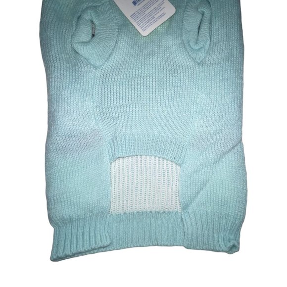 NWOT Top Paw Light Blue Penguin Holiday Winter Christmas Pullover Dog Sweater M - Picture 6 of 6